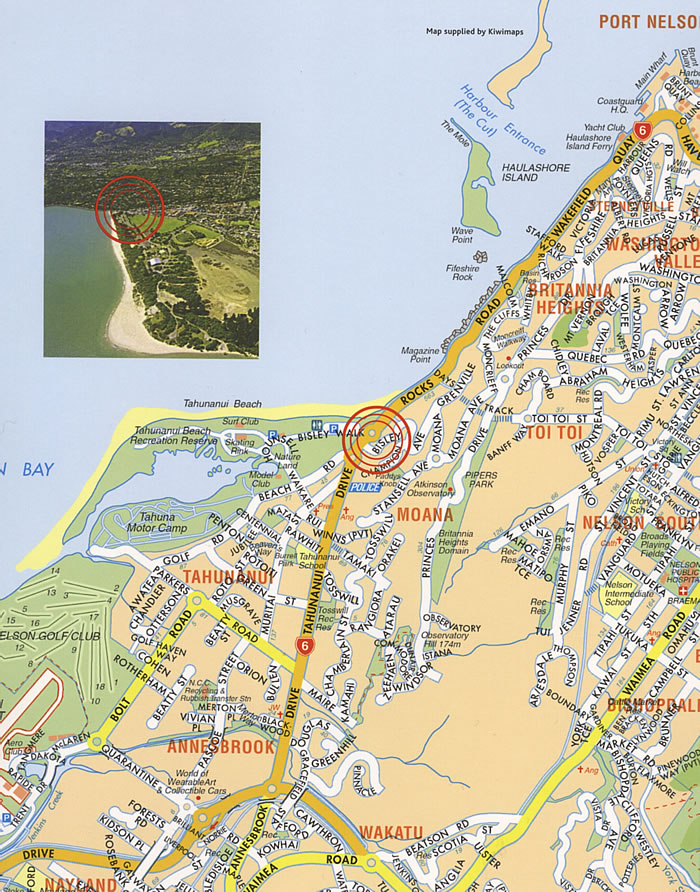 Nelson Nz Map